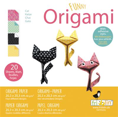 funny origami chat fridolin 7211331 4031172113317