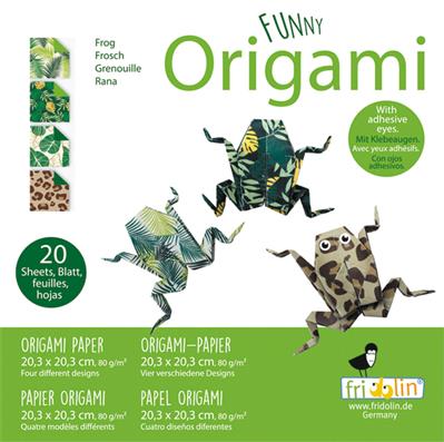 funny origami grenouille fridolin 7211334 4031172113348