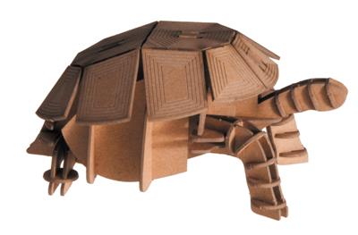 3d paper model tortue fridolin 7211625 4031172116257