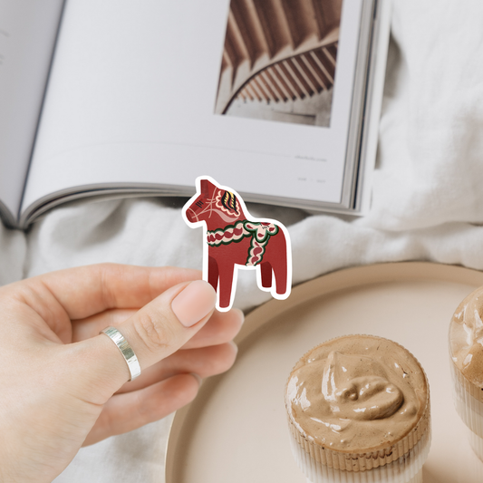 autocollant cheval de dalecarlie tilda theo 1