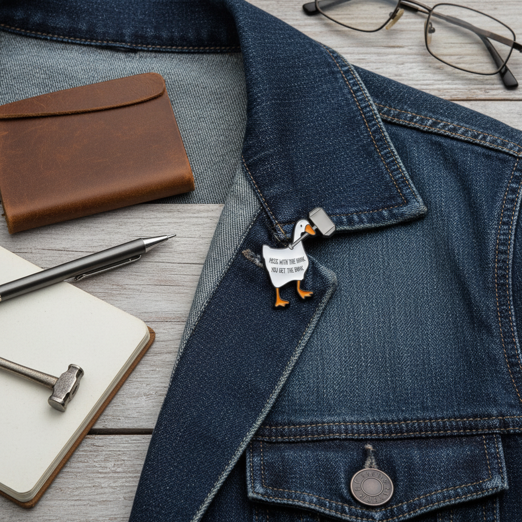 Goose Maillet Pin „Mess with the Honk You get the Bonk“