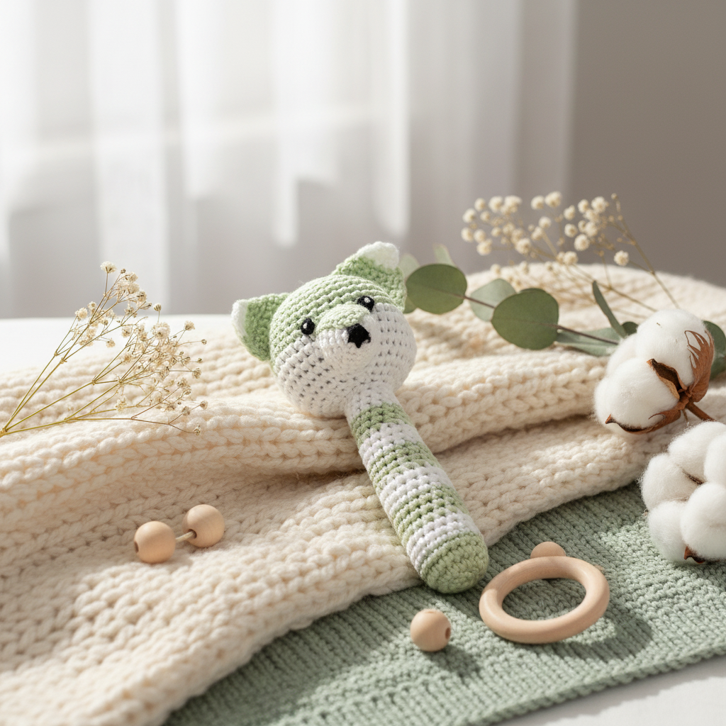 Hochet Renard - citron vert