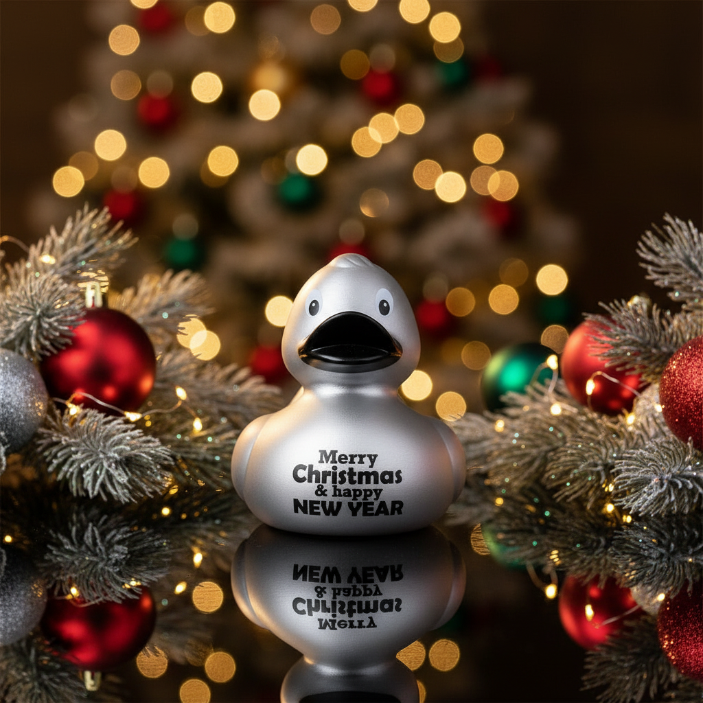 Πάπια Καλά Χριστούγεννα & Ευτυχισμένο το Νέο Έτος