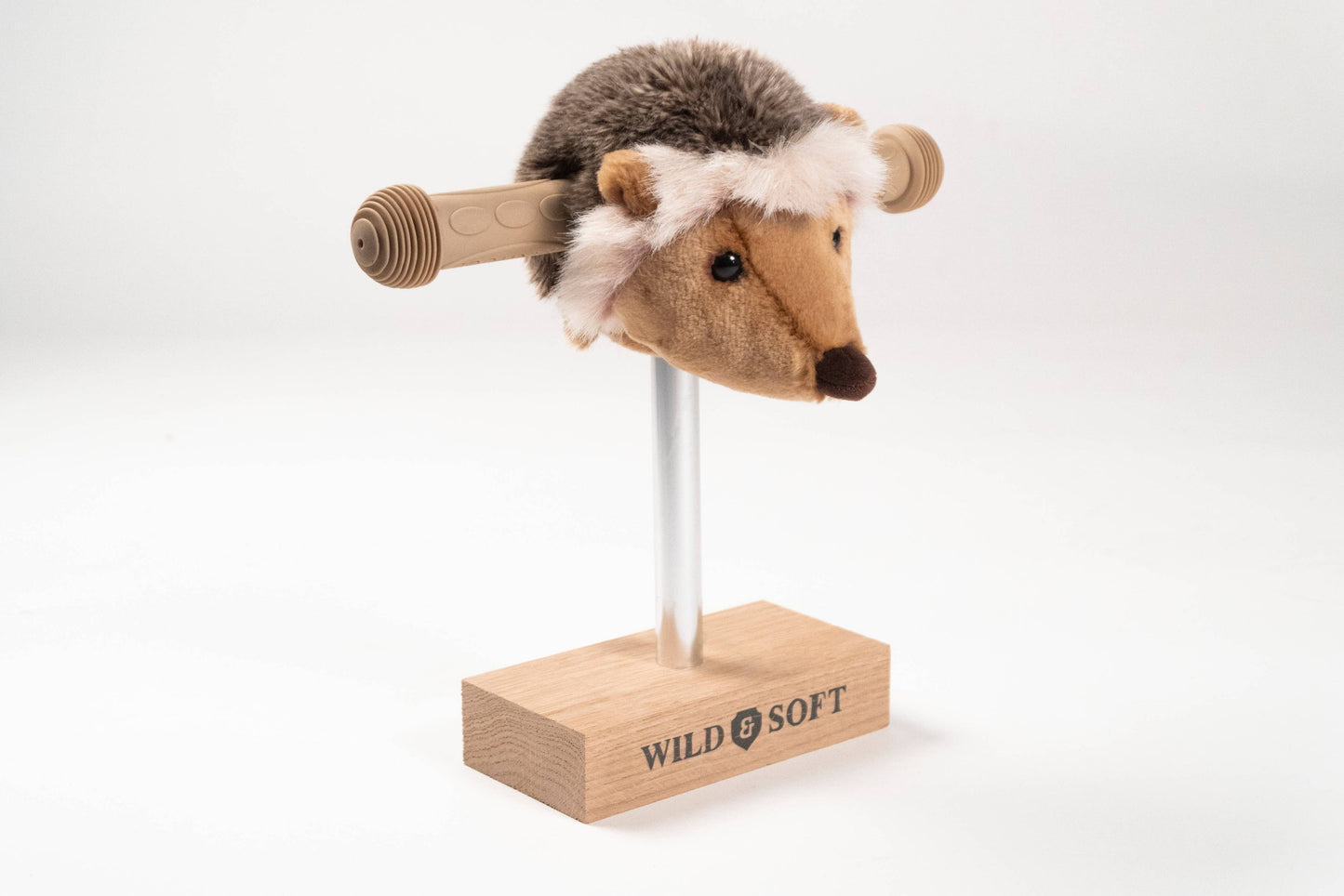 Hedgehog head accessory for children's bicycle or scooter
