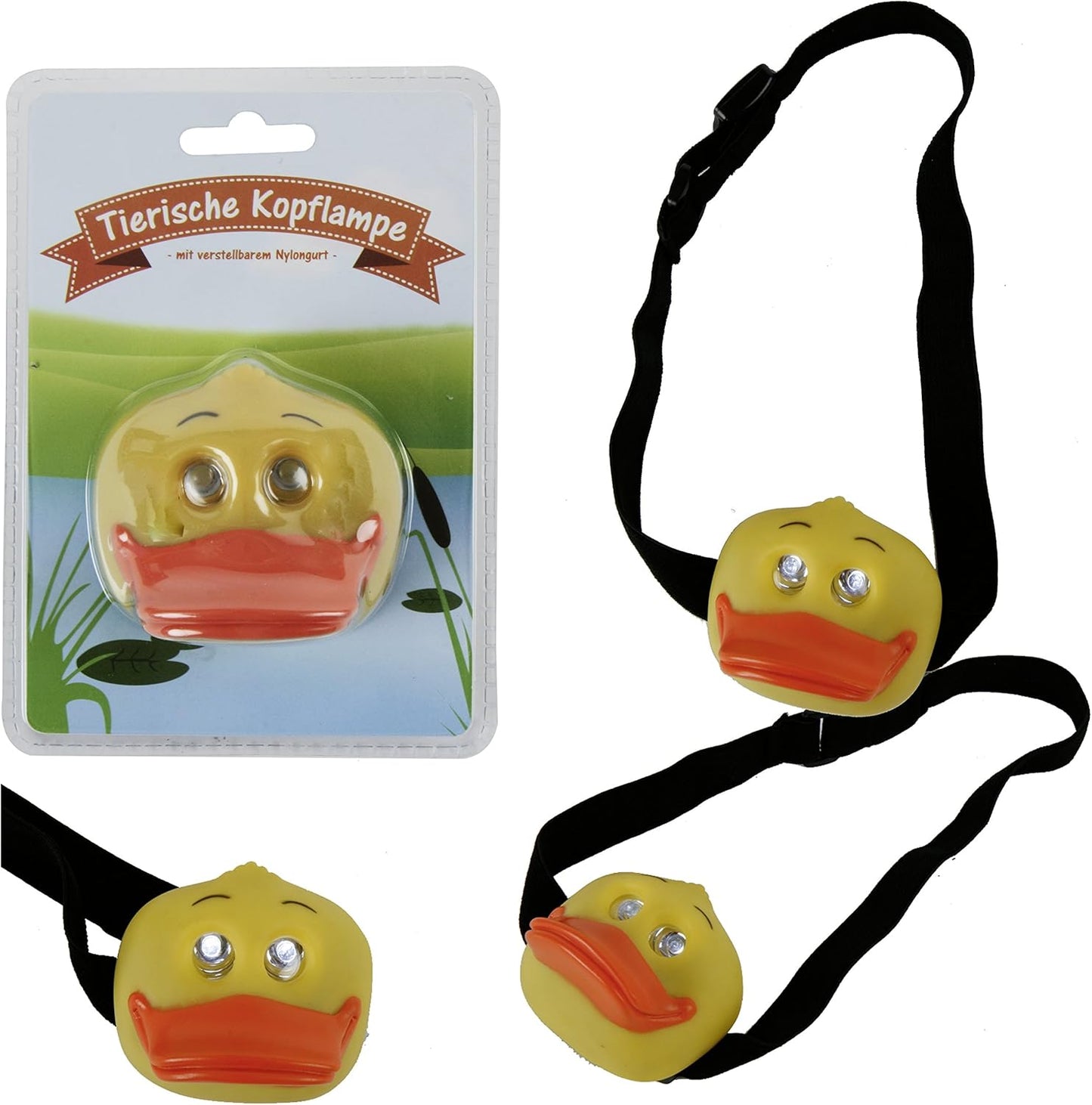 lampe frontale canard michel toys handels 525120 4054307059373