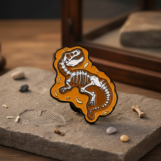 Fossil T-rex Pin