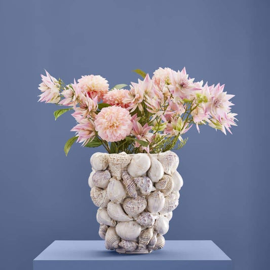 Vase Coquillages, Grès Naturel M