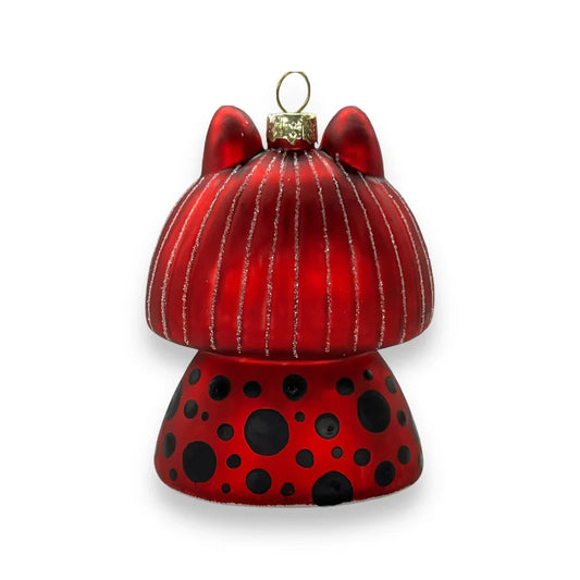 boule de noel yayoi kusameow kusama chat calico naked decor