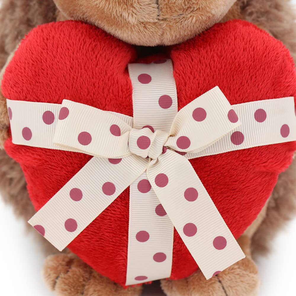 Peluche Orange Life Prickle l’Hérisson avec cœur