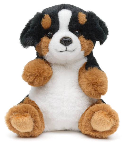 Peluche Bouvier bernois, assis kawaii