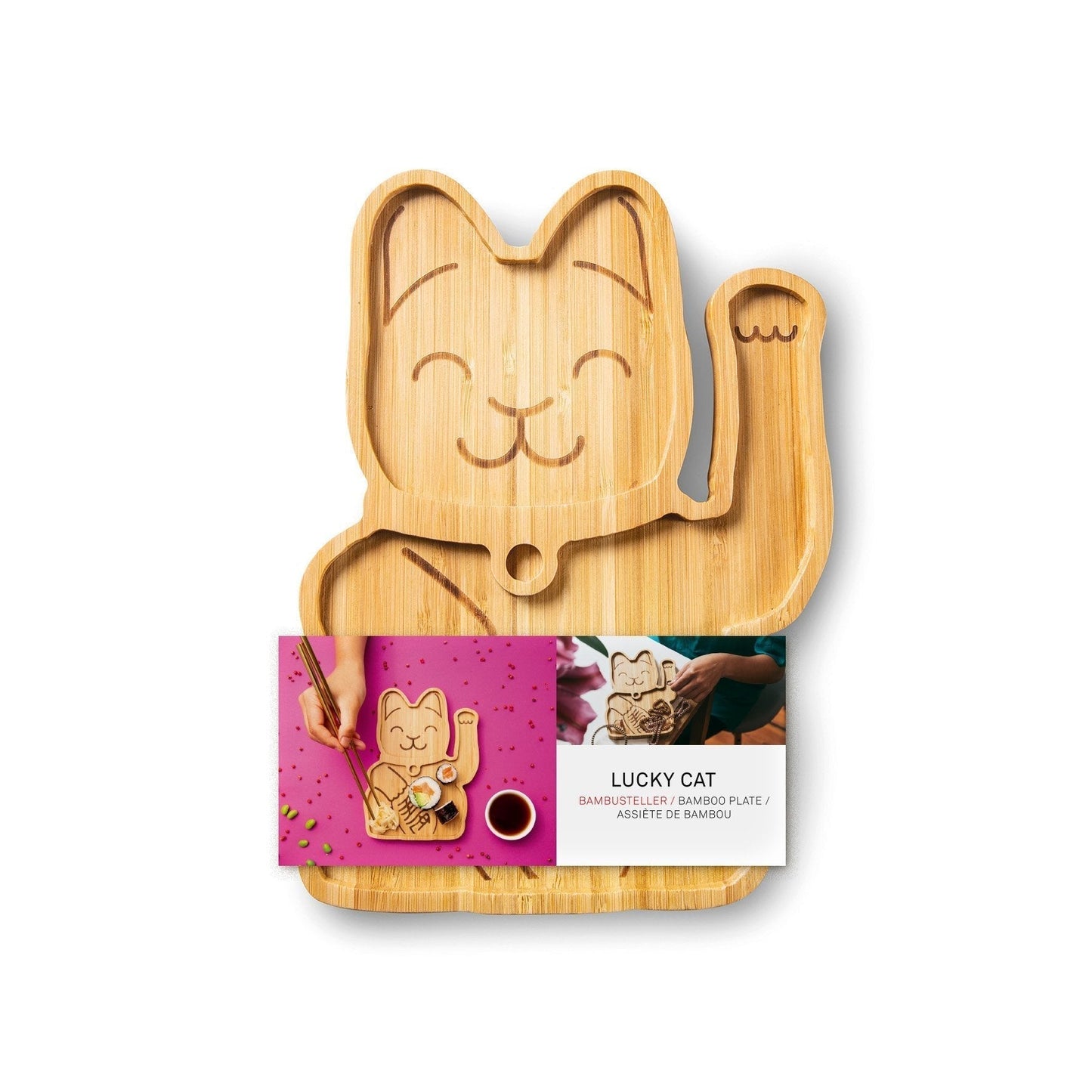 assiette bambou maneki neko donkey