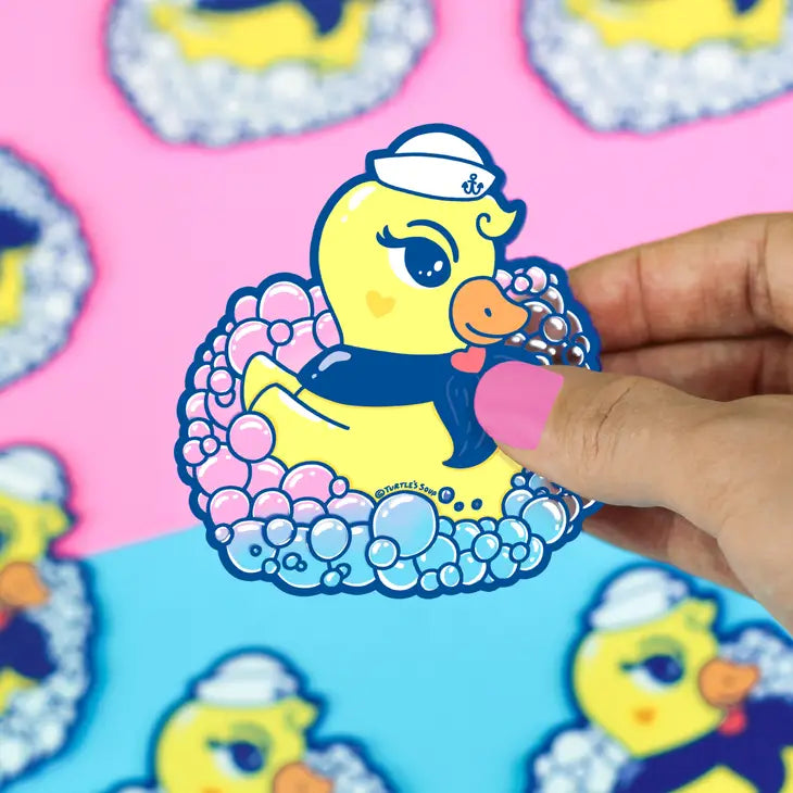 autocollant canard marin turtles soup SS 017