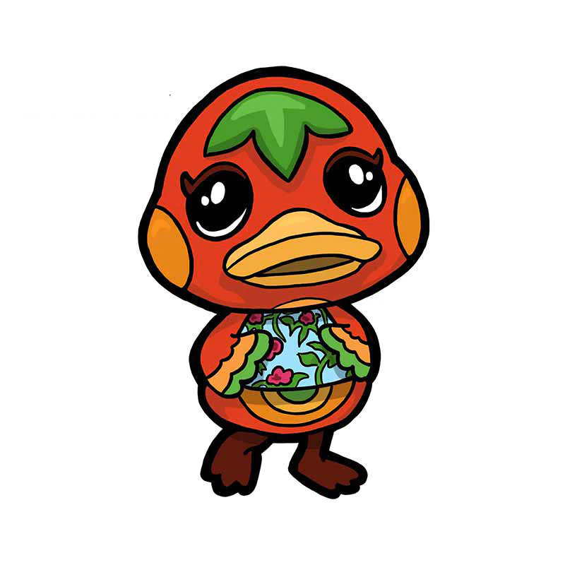 autocollant canard tomate cdb 79908087