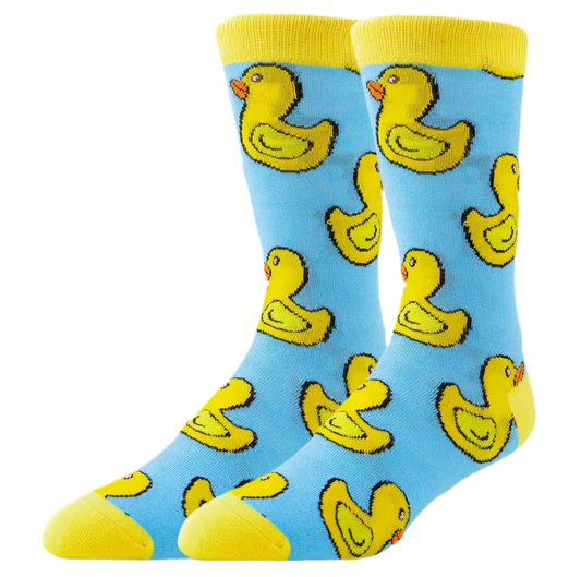 chaussettes canards jaunes mr colvert