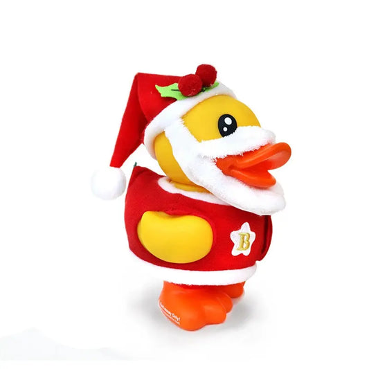 canard tirelire pere noel jaune b duck