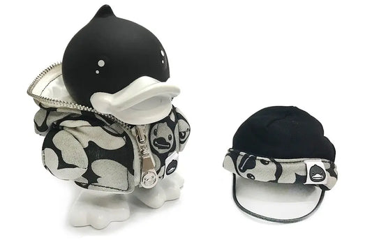 canard tirelire capuche noir b duck