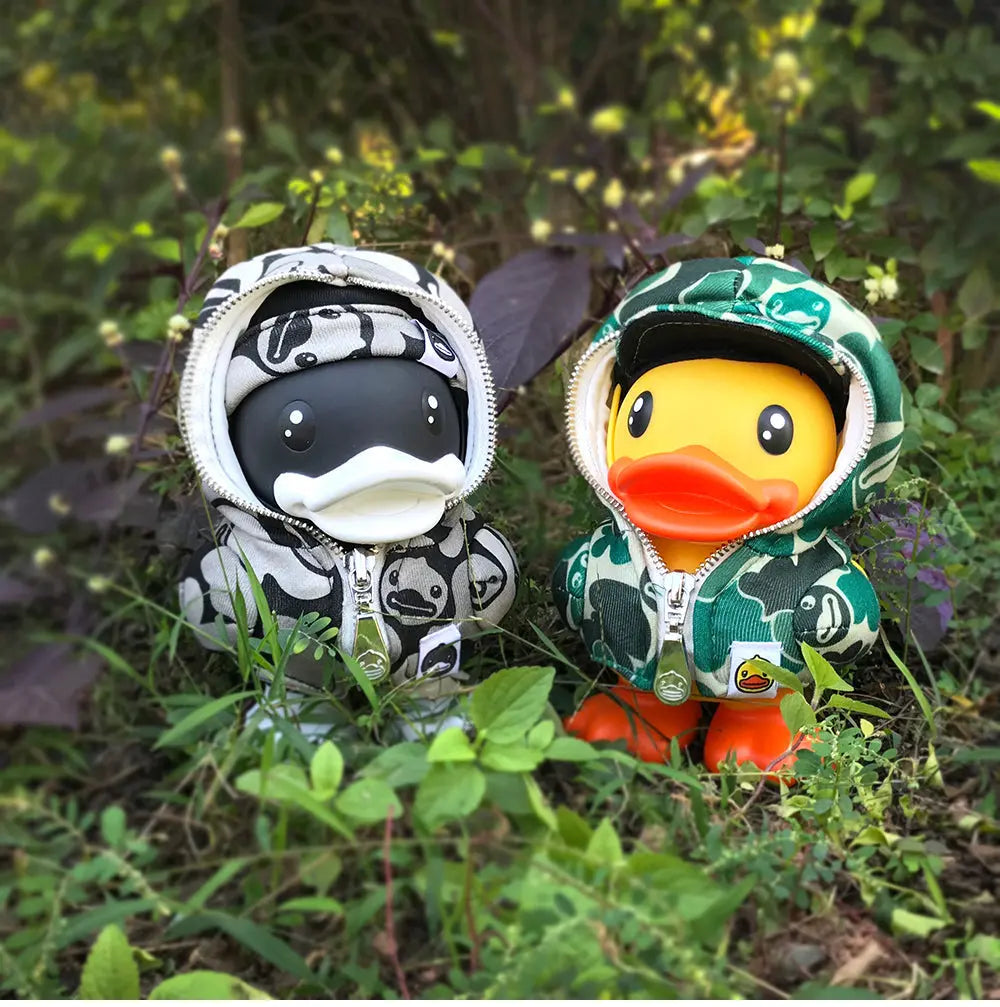 canard tirelire capuche jaune b duck