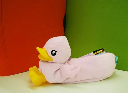 trousse canard rose b duck
