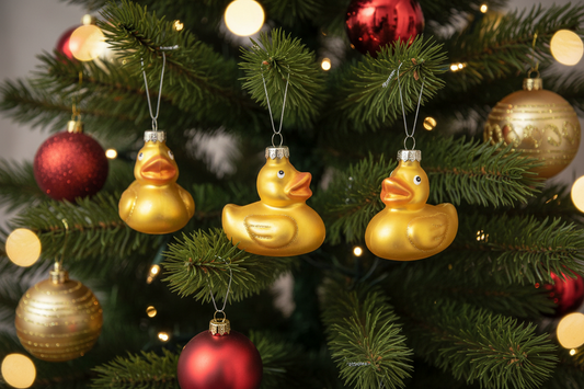 Boule de Noël Canard Jaune