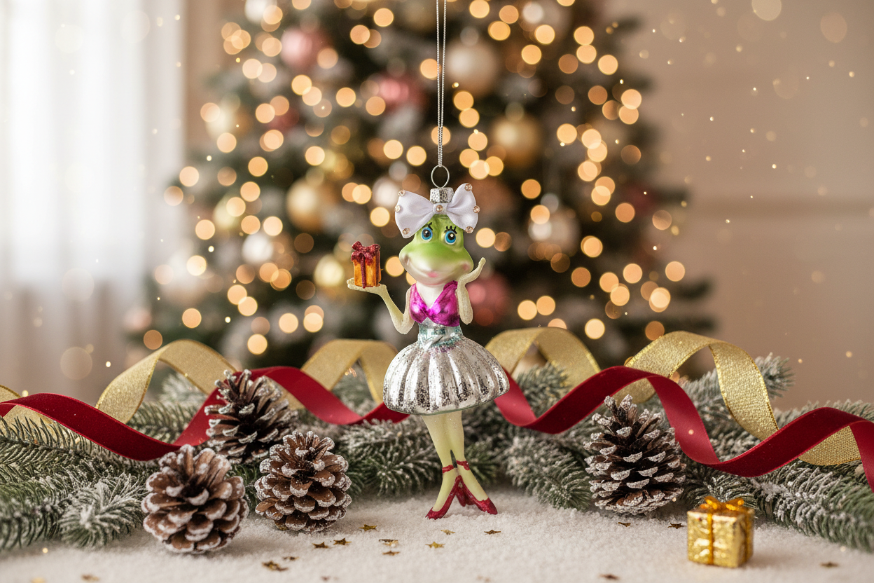Miss Frog Christmas Ball