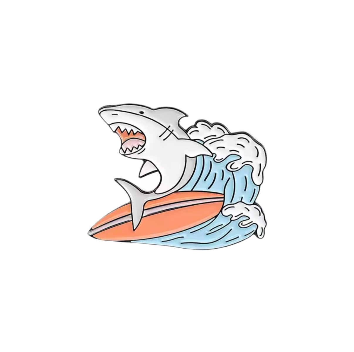 pins requin surfer