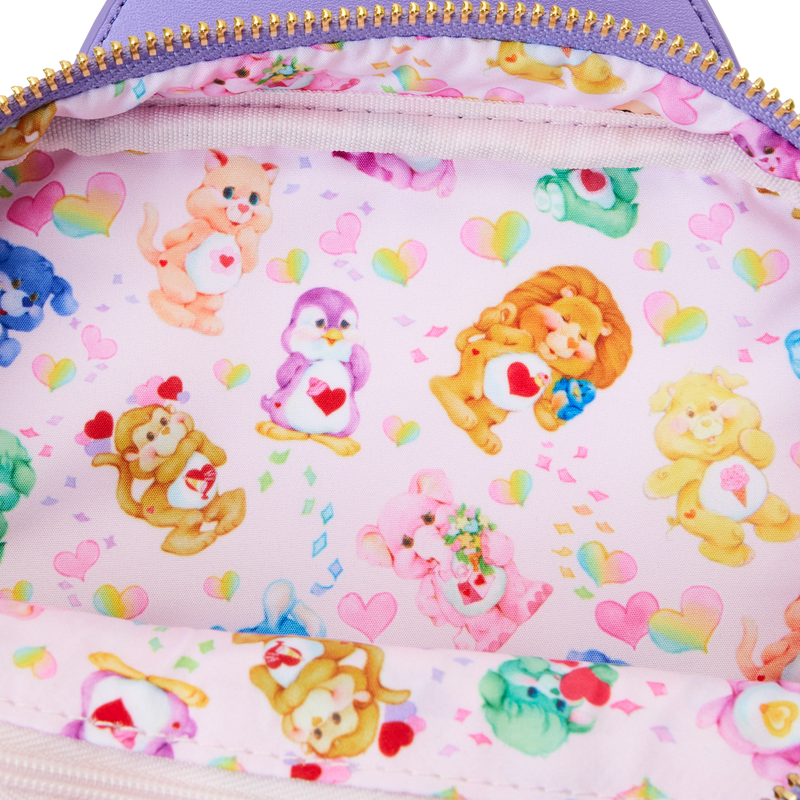 care bear cousins cozy heart crossbuddies® cosplay crossbody bag with coin bag