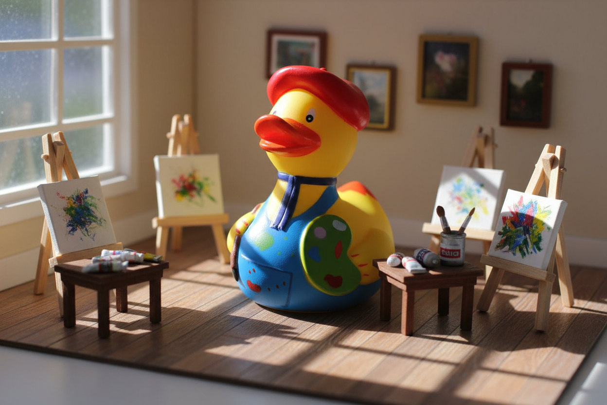 Canard Artiste Peintre