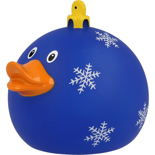 canard boule de noel bleu lilalu