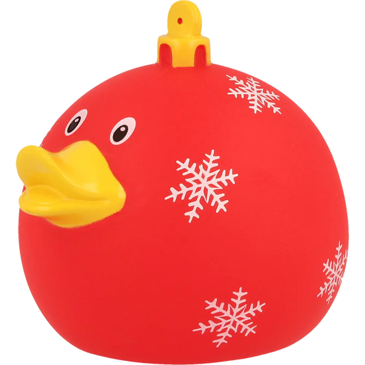 canard boule de noel rouge lilalu