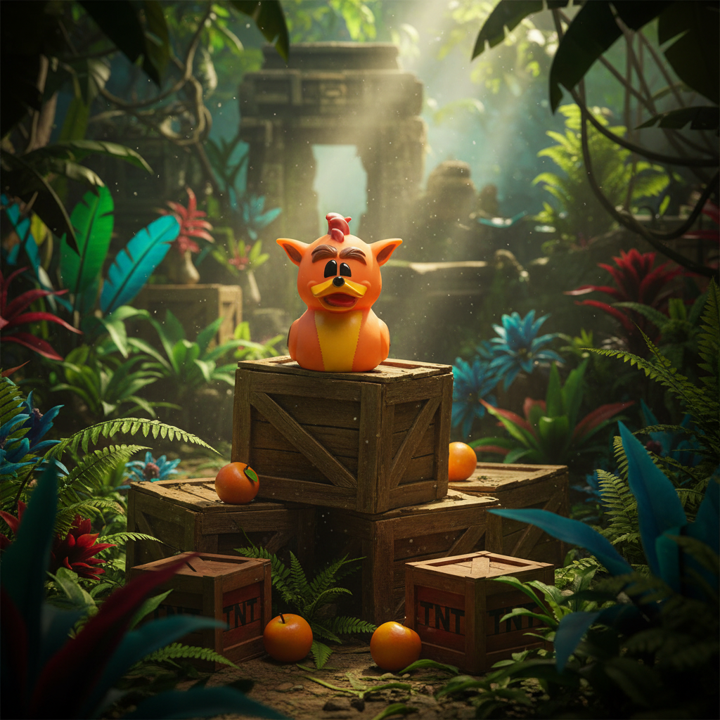 Duck Crash Bandicoot (første udgave)