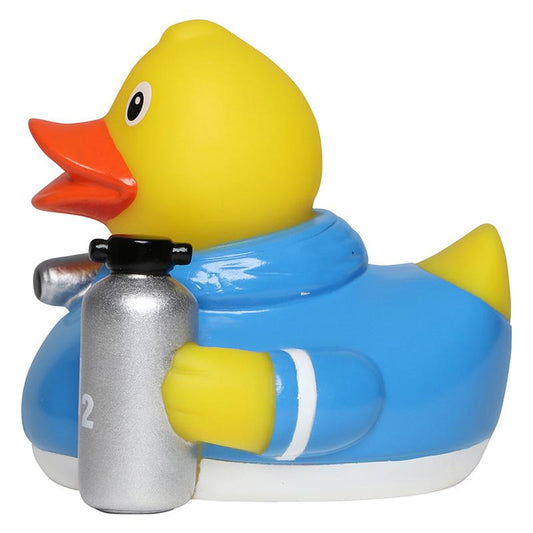 Canard avec bouteille d'hydrogène