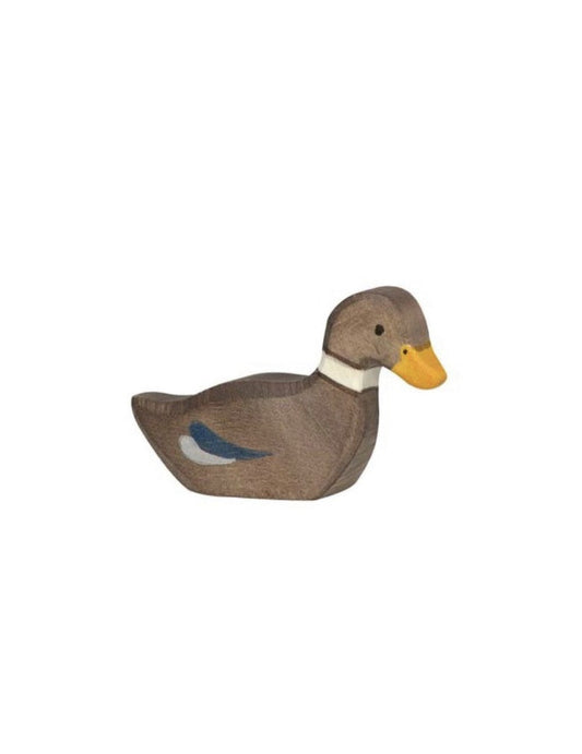 figurine canard en bois