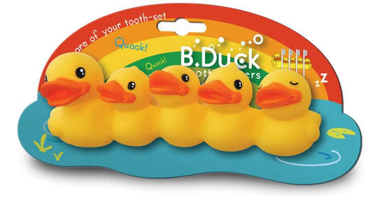 canards porte brosse a dents jaune b duck