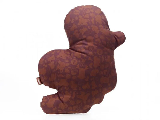 coussin canard marron canar