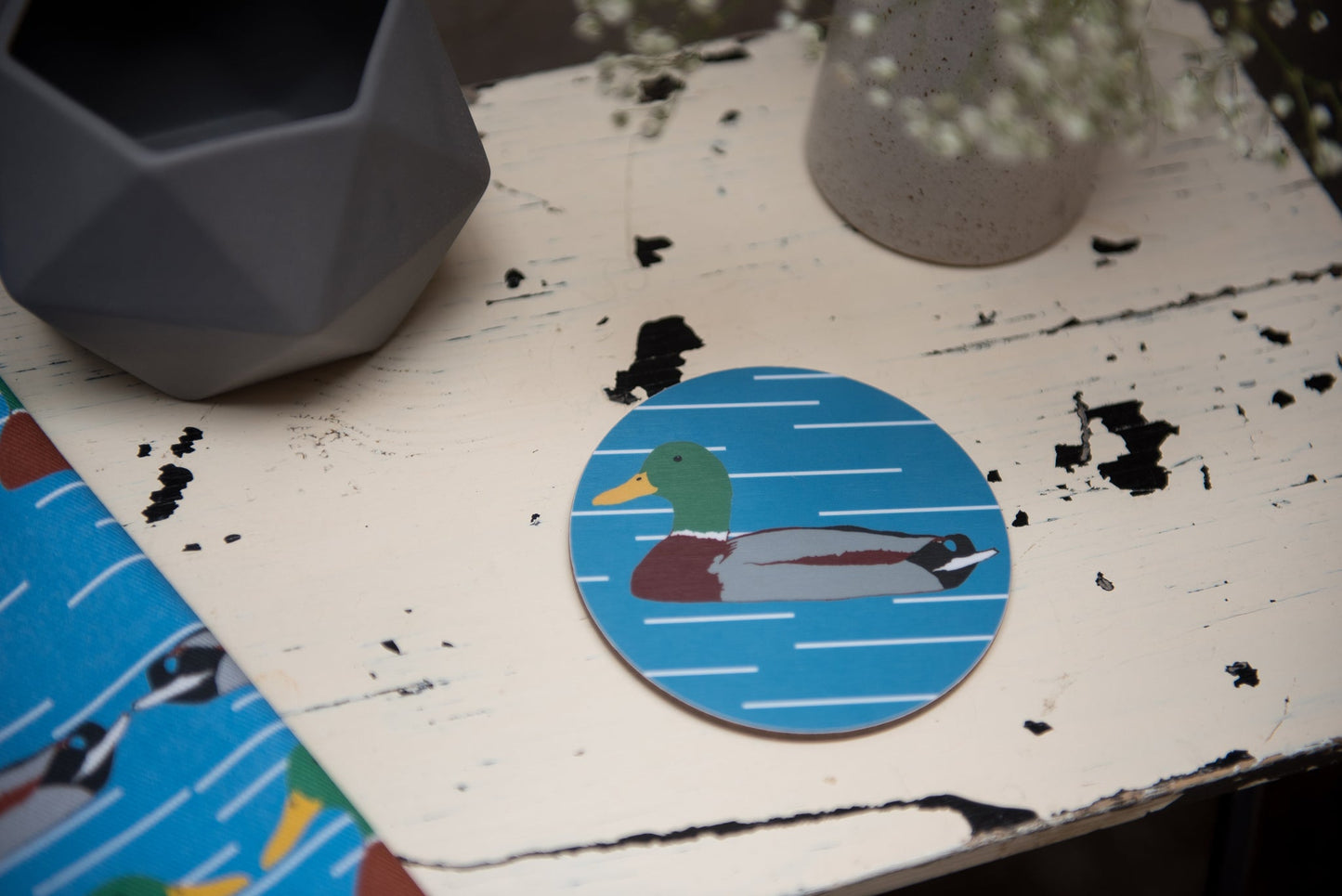 Sous-verre Canard Colvert