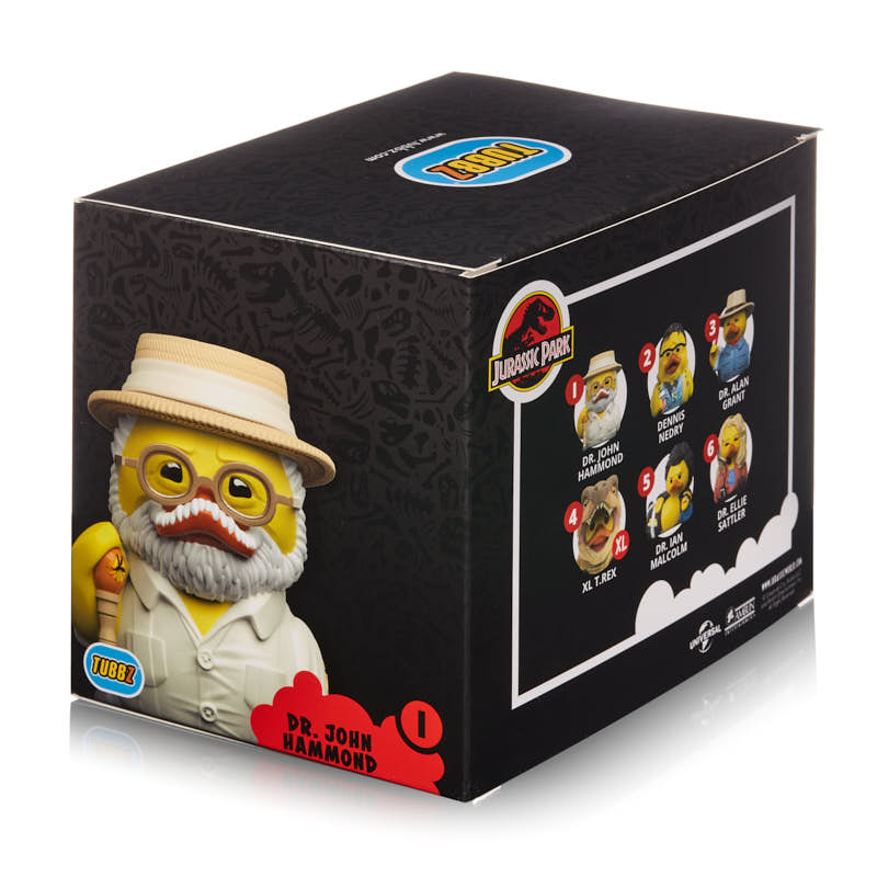 official jurassic park dr john hammond tubbz boxed edition
