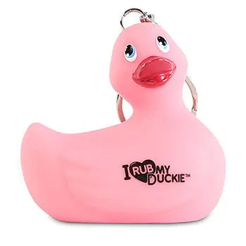 porte cles canard i rub my duckie rose big teaze toys
