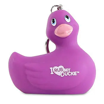 porte cles canard i rub my duckie violet big teaze toys