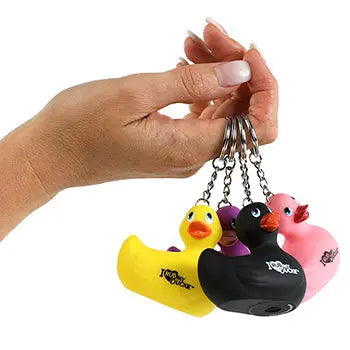 porte cles canard i rub my duckie noir big teaze toys