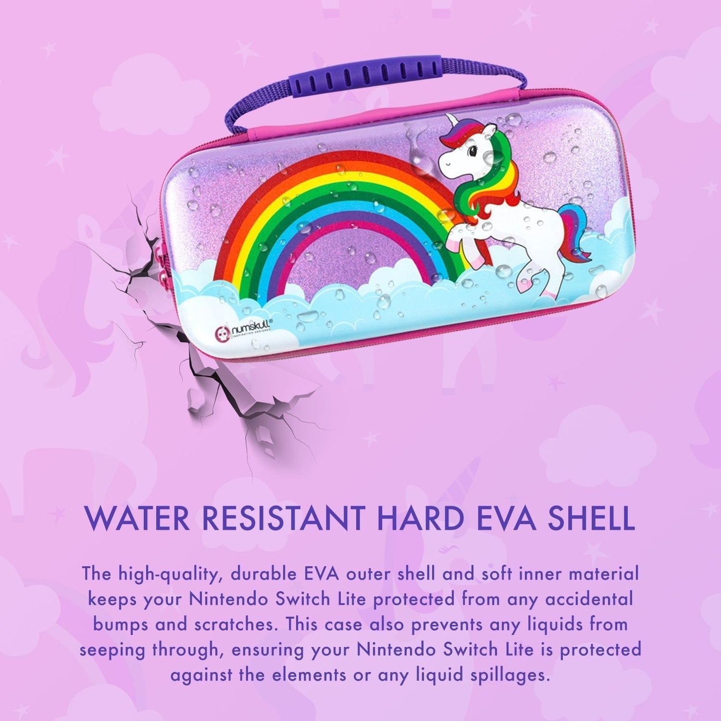 etui licorne pour nintendo switch lite