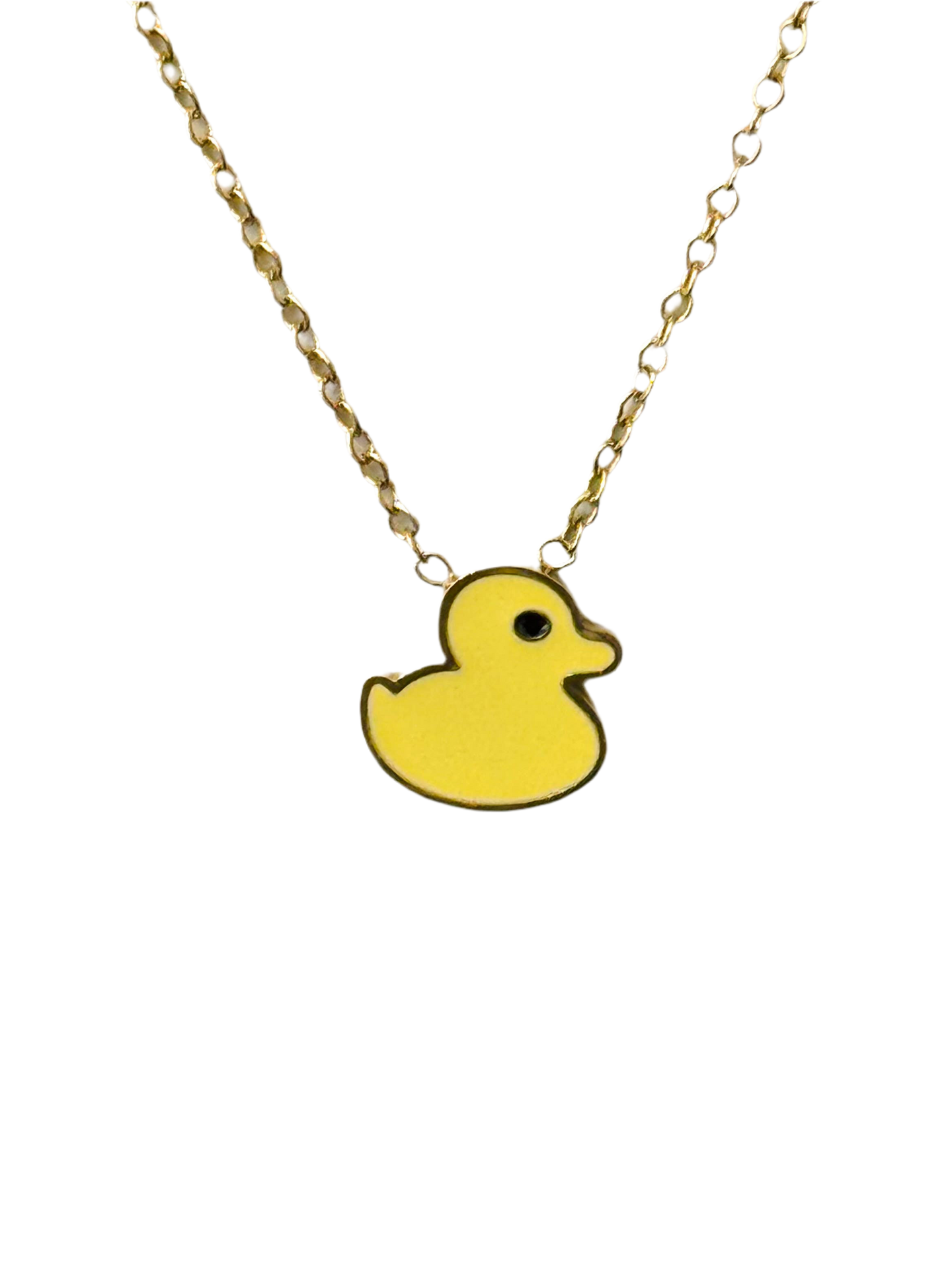 Yellow Duck Necklace