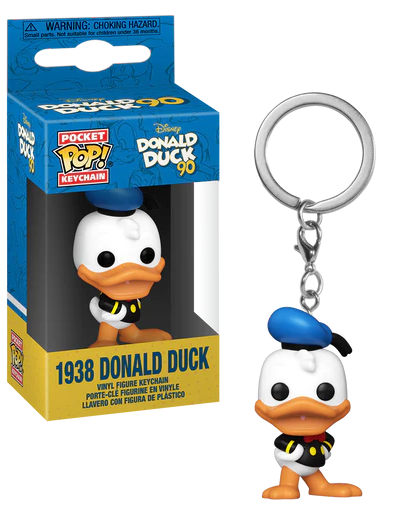 pop keychain 1938 donald duck
