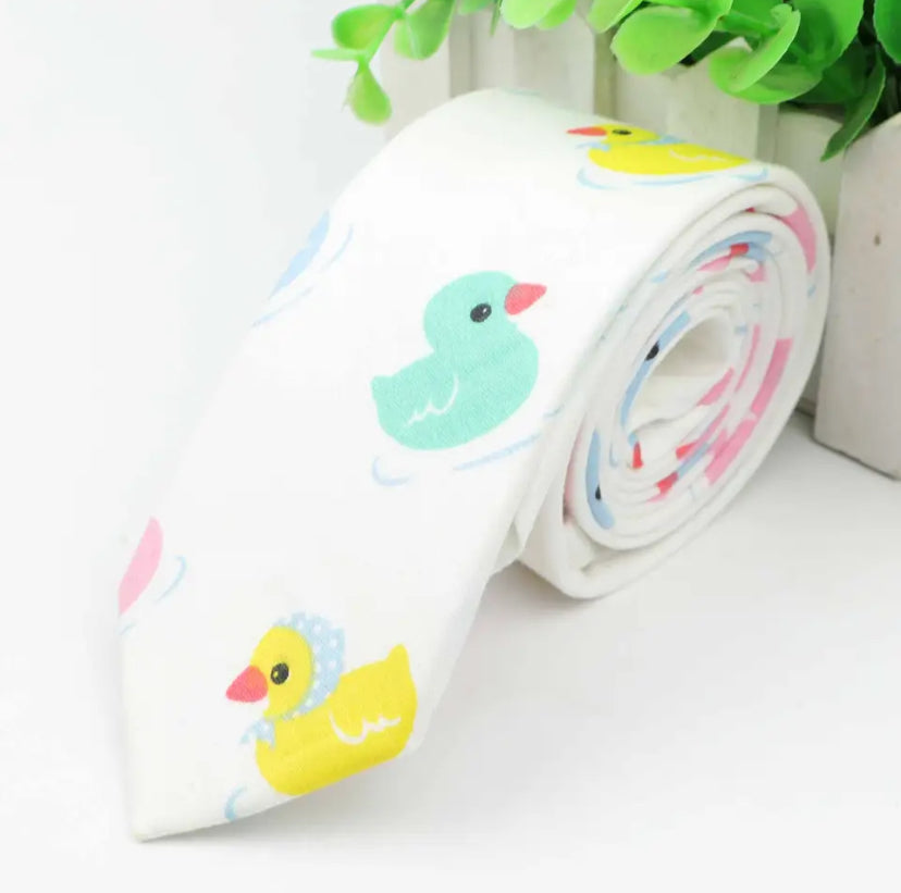 cravate canard multicolore 20862028