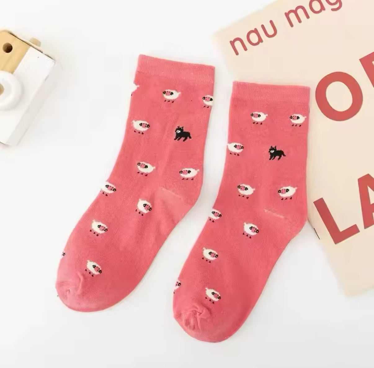 chaussettes moutons et loups femme SOX ANML 002 56875084