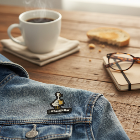 Pin's Canard Blanc "Is it gluten free?"