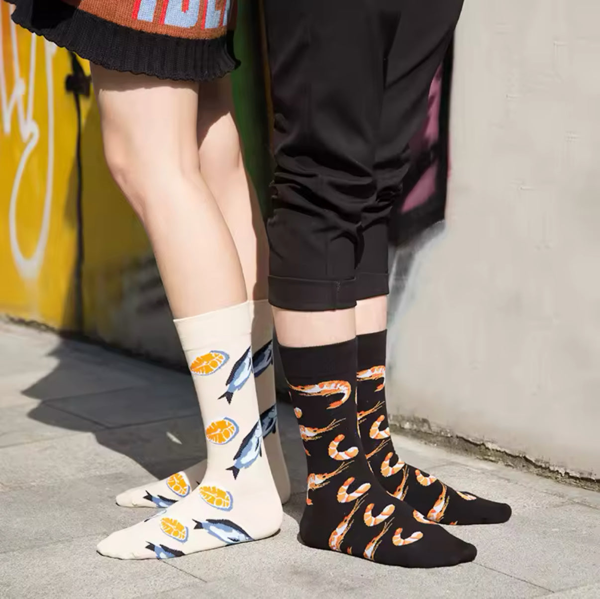 chaussettes crevettes mr colvert