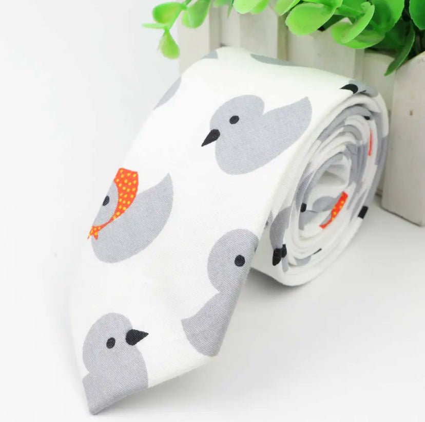 cravate canard gris 21353548