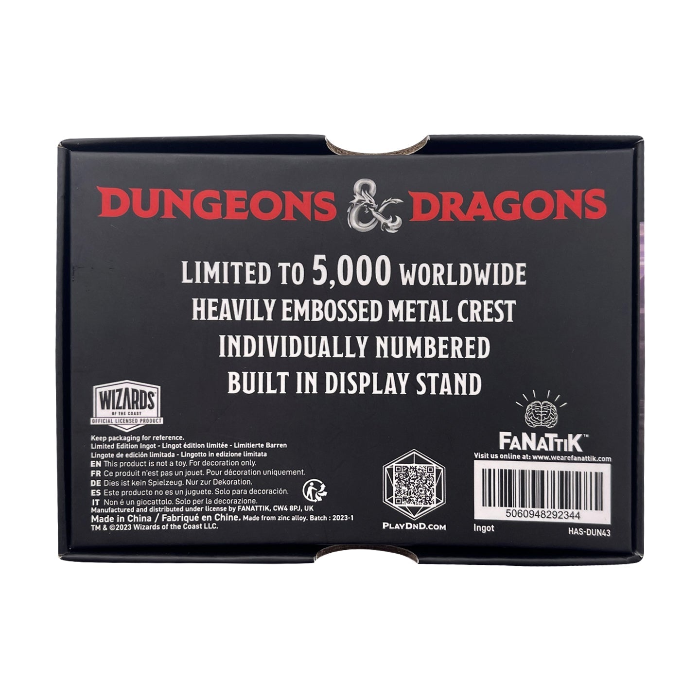 Lingot collector Dungeons & Dragons - Mithral Hall