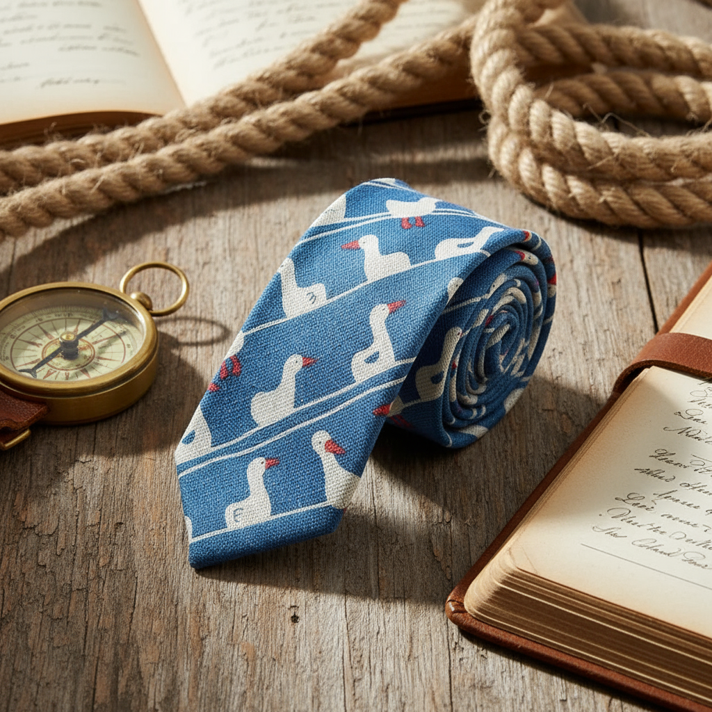 Λευκή γραβάτα πάπιας