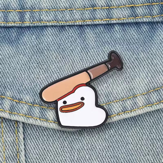 Pin’s Canard Blanc Baseball